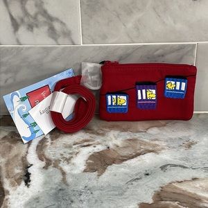 Vera Bradley PEANUTS Ski Lift Slope Snoopy WOODSTOCK Zip ID Case & Lanyard NEW